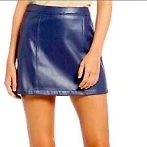 Gianni Bini leather high waisted skirt M
